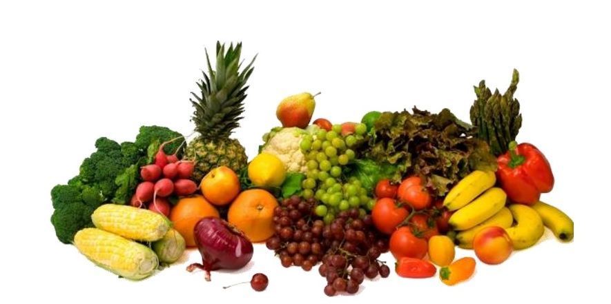 Picture of fruits and vegetables